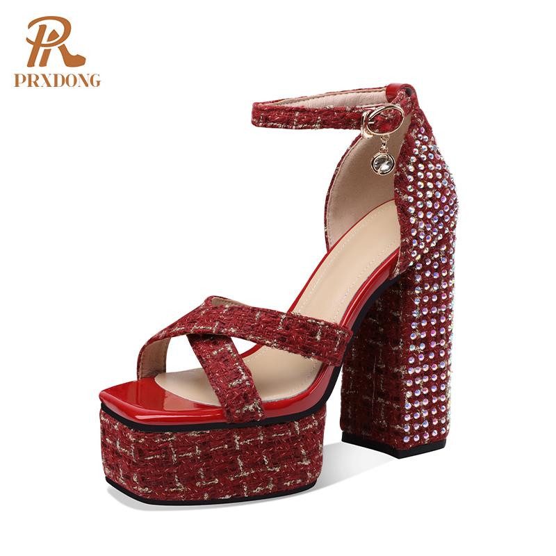 Women Pumps 2021 Summer Sandals High Quality Platform Black Red Dress Party Wedding Shoes Gladiator Snadals Size 34-39
Women Pumps 2021 Summer Sandals High Quality Platform Black Red Dress Party Wedding Shoes Gladiator Snadals Size 34-39