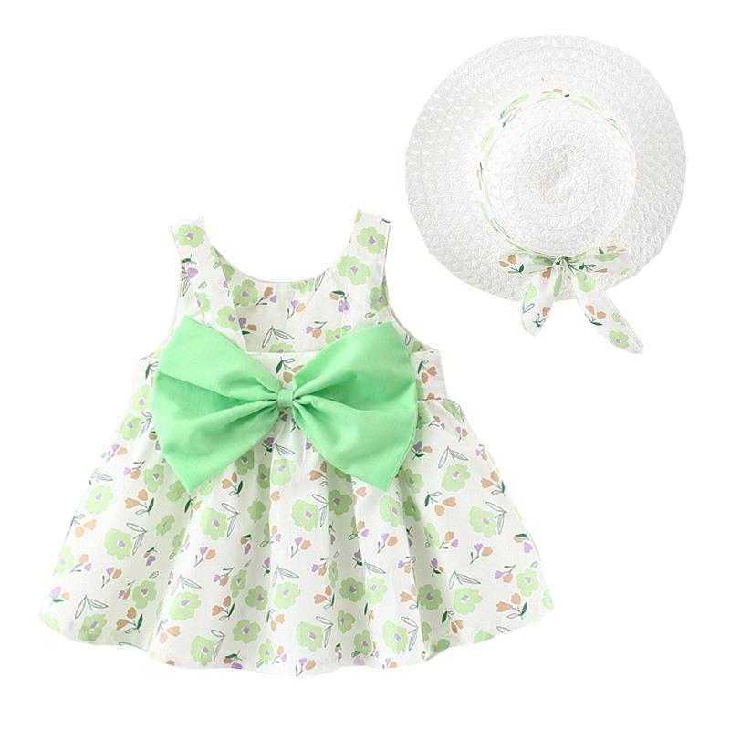 Girl's Dresses Summer Toddler With Hat Beautiful Baby Girl Clothes Sets Big Back Bow Floral Kids Outfits, Orange
Girl's Dresses Summer Toddler With Hat Beautiful Baby Girl Clothes Sets Big Back Bow Floral Kids Outfits, Orange