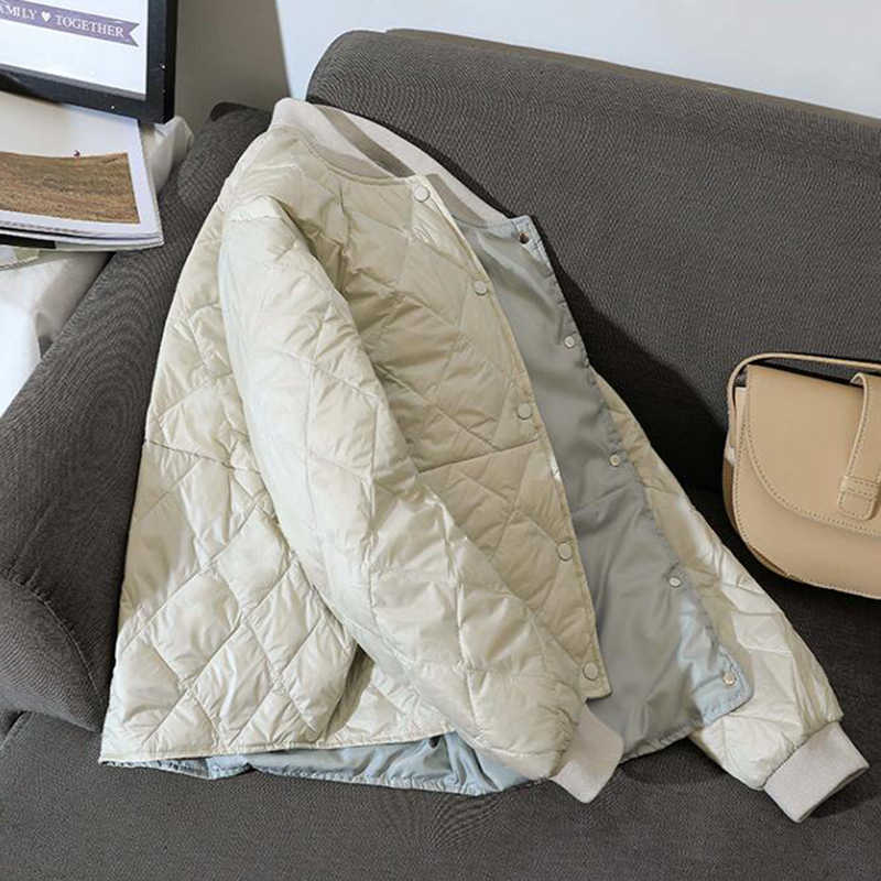 SEDUTMO Winter Duck Down Jackets Women Oversize Ultra Light Coat Short Casual Bomber Autumn Fashion Parkas ED1200 211018