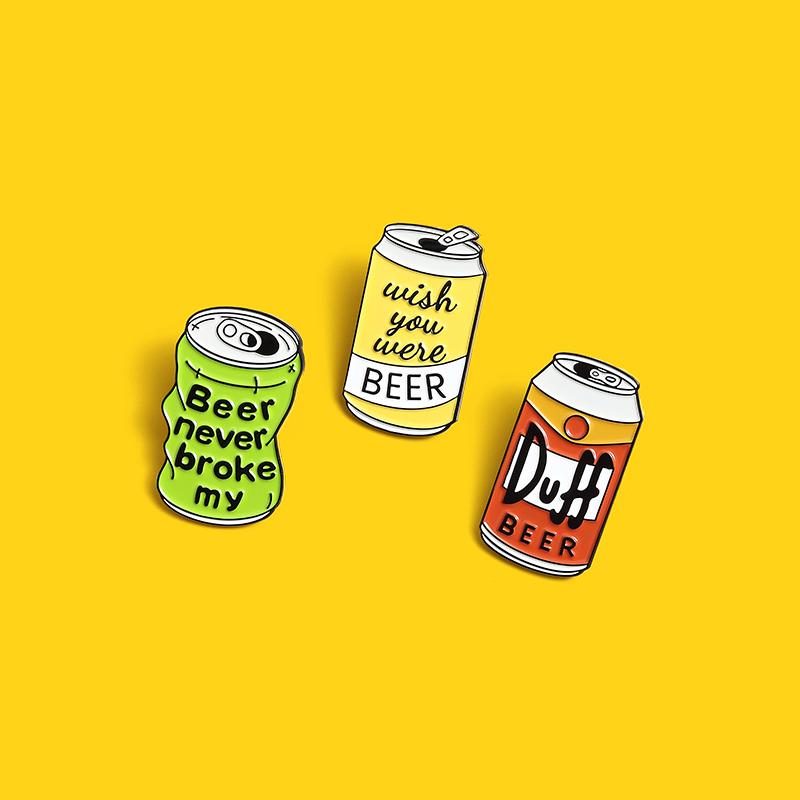 Pins, Brooches Beer Never Broke My Enamel Pin Custom Duff Brooch Bag Clothes Lapel Summer Refreshing Jewelry Gift For Fans Friend
Pins, Brooches Beer Never Broke My Enamel Pin Custom Duff Brooch Bag Clothes Lapel Summer Refreshing Jewelry Gift For Fans Friend
