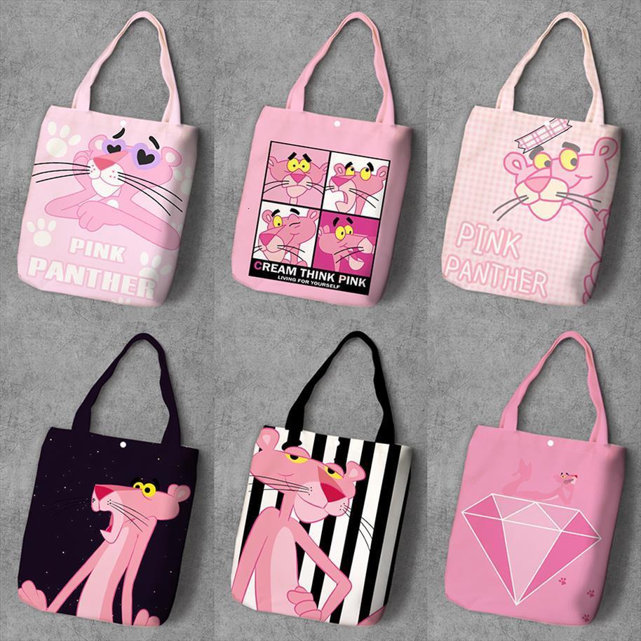 Pink Panther Cartoon Student Printed Canvas Shopping Backpack Large Capacity Anime Tote Fashion Ladies Casual Shoulder Bags, Color3
Pink Panther Cartoon Student Printed Canvas Shopping Backpack Large Capacity Anime Tote Fashion Ladies Casual Shoulder Bags, Color3