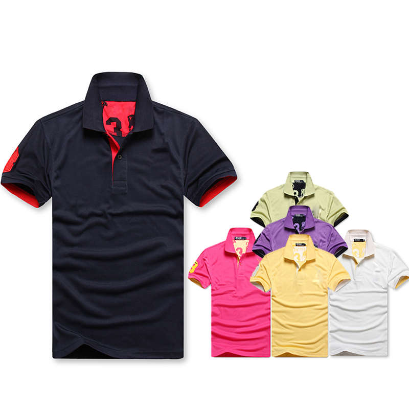 Mens polo shirt Men Big horse Embroidered Armband number 3 POLOS Short sleeve T-Shirts Brand Classic Tshirt Classic Business Casual Breathable Cotton Tees -XXL, Rose red + yellow label
Mens polo shirt Men Big horse Embroidered Armband number 3 POLOS Short sleeve T-Shirts Brand Classic Tshirt Classic Business Casual Breathable Cotton Tees -XXL, Rose red + yellow label