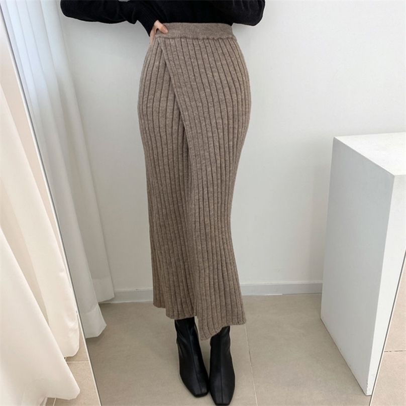 Autumn Winter Knitting High Waist Pencil Women's Leisure Retro And Ankle Long Skirt Warm Thickened 211109, Black
Autumn Winter Knitting High Waist Pencil Women's Leisure Retro And Ankle Long Skirt Warm Thickened 211109, Black