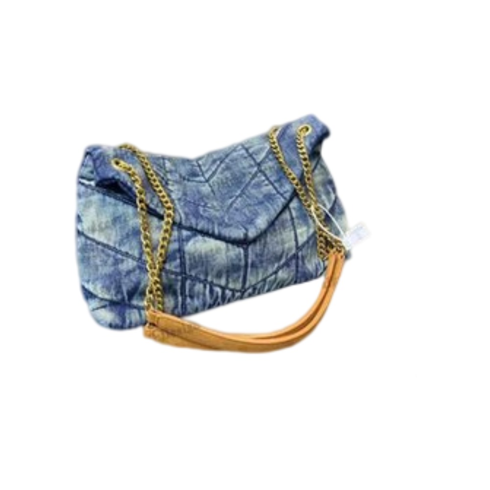 Designers Women Washed Denim Bag LOULOU Puffer Fashion Classic Jeans Shoulder Messenger Shopping Bags Luxury Designer Handbag Purse Chain Cowboy Crossbody, Washed denim bag gold logo
Designers Women Washed Denim Bag LOULOU Puffer Fashion Classic Jeans Shoulder Messenger Shopping Bags Luxury Designer Handbag Purse Chain Cowboy Crossbody, Washed denim bag gold logo