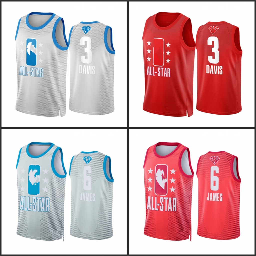 Los Angeles Lakers''Men LeBron James Anthony Davis''2022 All-Star Split Limited Maroon Gray Jersey, Black
Los Angeles Lakers''Men LeBron James Anthony Davis''2022 All-Star Split Limited Maroon Gray Jersey, Black