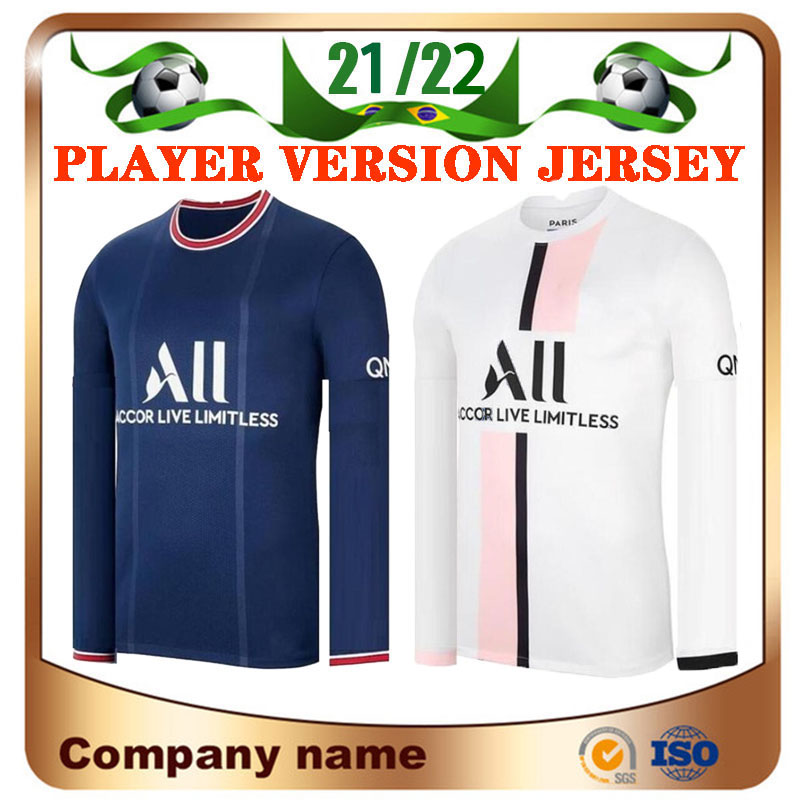 Player version 21/22 Long sleeve MESSI MBAPPE KEAN soccer jerseys 2021 SERGIO RAMOS MARQUINHOS VERRATTI KIMPEMBE shirt ICARDI DI MARIA DRAXLER Football uniforms, Player version home + ligue patch
Player version 21/22 Long sleeve MESSI MBAPPE KEAN soccer jerseys 2021 SERGIO RAMOS MARQUINHOS VERRATTI KIMPEMBE shirt ICARDI DI MARIA DRAXLER Football uniforms, Player version home + ligue patch
