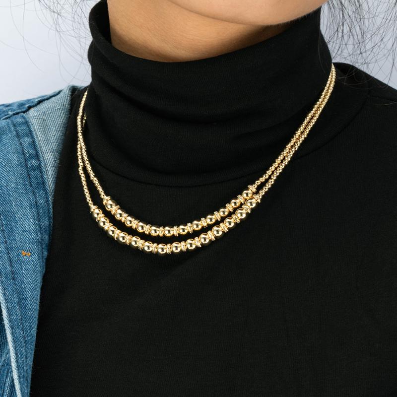 Chokers Ascona 2021 Fashion Copper Bead Strand Necklace Women Classic Lobster Clasp Gold Color Chain For Jewelry
Chokers Ascona 2021 Fashion Copper Bead Strand Necklace Women Classic Lobster Clasp Gold Color Chain For Jewelry