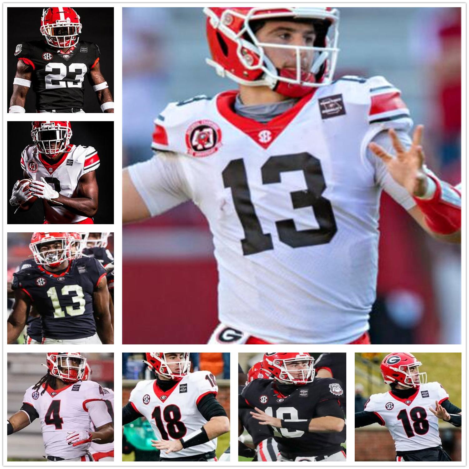Georgia Bulldogs Football stitched Jersey Stetson Bennett IV 2021 UGA Zamir White Herschel Walker Kirby Smart George Pickens, Black
Georgia Bulldogs Football stitched Jersey Stetson Bennett IV 2021 UGA Zamir White Herschel Walker Kirby Smart George Pickens, Black