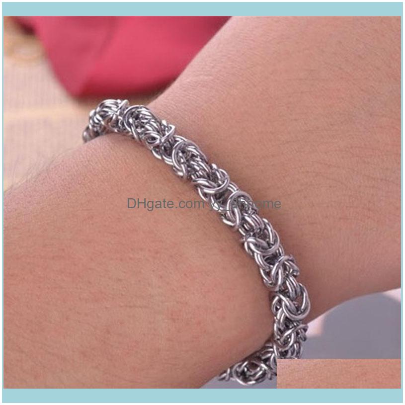 Link, Jewelrylink, Chain Stainless Steel Bracelet Mens On Hand Fashion Charm Bracelets Manual Gifts For Male Aessories Hip Hop Rock Drop Del
Link, Jewelrylink, Chain Stainless Steel Bracelet Mens On Hand Fashion Charm Bracelets Manual Gifts For Male Aessories Hip Hop Rock Drop Del