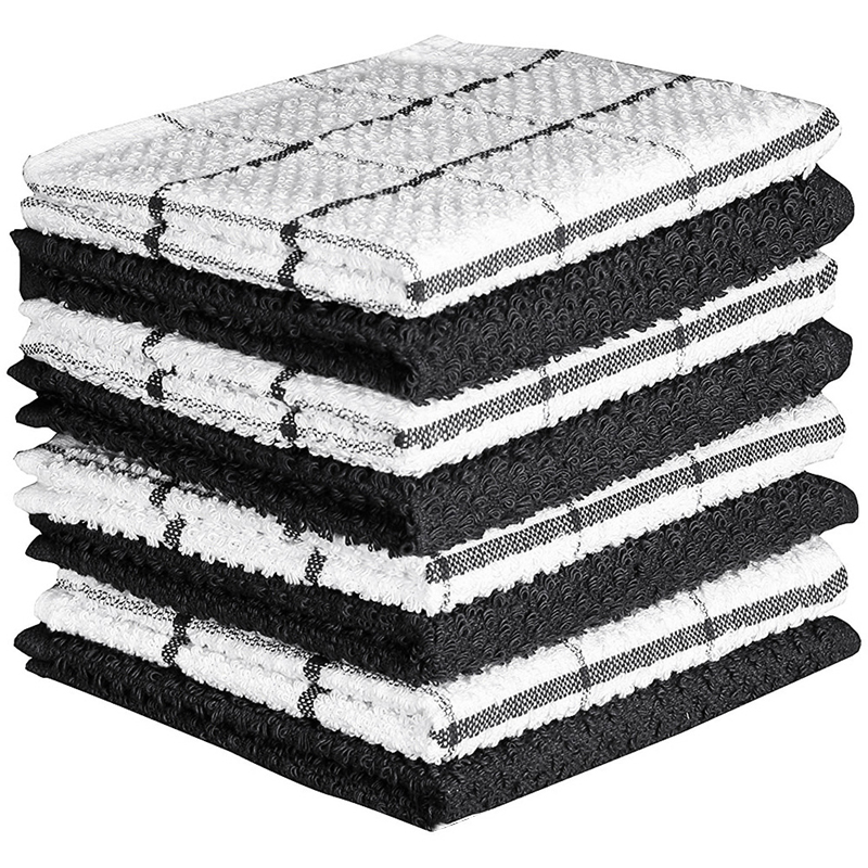 Cotton Dish Towel Soft Super Absorbent Wiping Rags Lattice Designed Bathroom Kitchen Tea Bar Towels Home Glass Hand Cleaning Cloth JY0765, As picture
Cotton Dish Towel Soft Super Absorbent Wiping Rags Lattice Designed Bathroom Kitchen Tea Bar Towels Home Glass Hand Cleaning Cloth JY0765, As picture