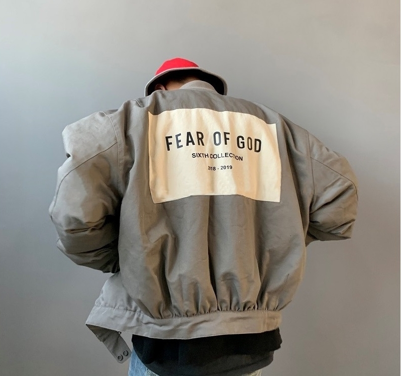 Fog For God Season 6 mainline coat MA-1 taped cotton suit pilot high street casual jacketYLR, Black;brown
Fog For God Season 6 mainline coat MA-1 taped cotton suit pilot high street casual jacketYLR, Black;brown