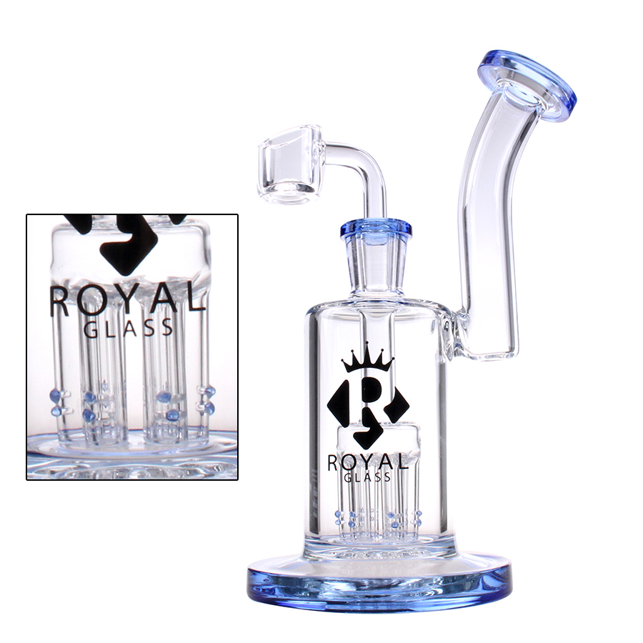 ROYAL Hookahs New 7 '' Arm Tree Perc Bong Water Pipe Femal Joint 14.5mm with Glass Bowl Dab Oil Rig
ROYAL Hookahs New 7 '' Arm Tree Perc Bong Water Pipe Femal Joint 14.5mm with Glass Bowl Dab Oil Rig