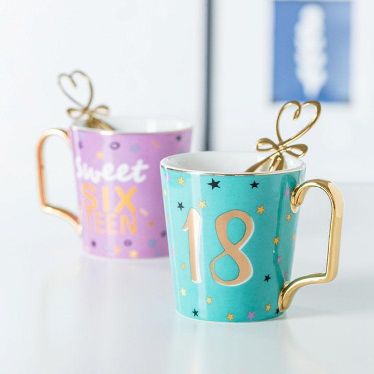 Mugs Gold Lucky Numbers Age 16 18 30 Animal Flamingo Cat Ceramic Coffee Mug Breakfast Milk Water Cup Couple Creative Birthday Gifts
Mugs Gold Lucky Numbers Age 16 18 30 Animal Flamingo Cat Ceramic Coffee Mug Breakfast Milk Water Cup Couple Creative Birthday Gifts