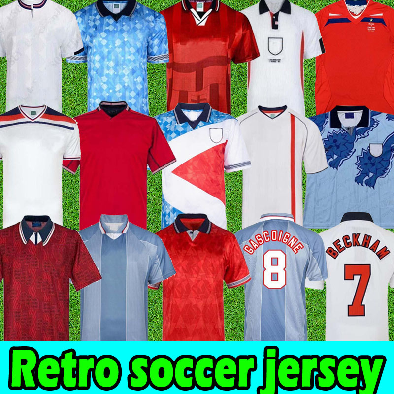 Top Retro Soccer Jersey 1982 1986 1989 1990 1994 1996 England vintage classic football jerseys Shearer Gascoigne 1998 2002 2008 Beckham Gerrard Scholes Owen Heskey
Top Retro Soccer Jersey 1982 1986 1989 1990 1994 1996 England vintage classic football jerseys Shearer Gascoigne 1998 2002 2008 Beckham Gerrard Scholes Owen Heskey