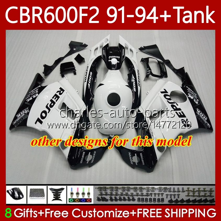 Body For HONDA CBR-600 CBR 600 CBR600 Pink grey F2 FS CC 600F2 91 92 93 94 63No.264 600FS CBR600F2 600CC 1991-1994 Bodywork CBR600FS 1991 1992 1993 19