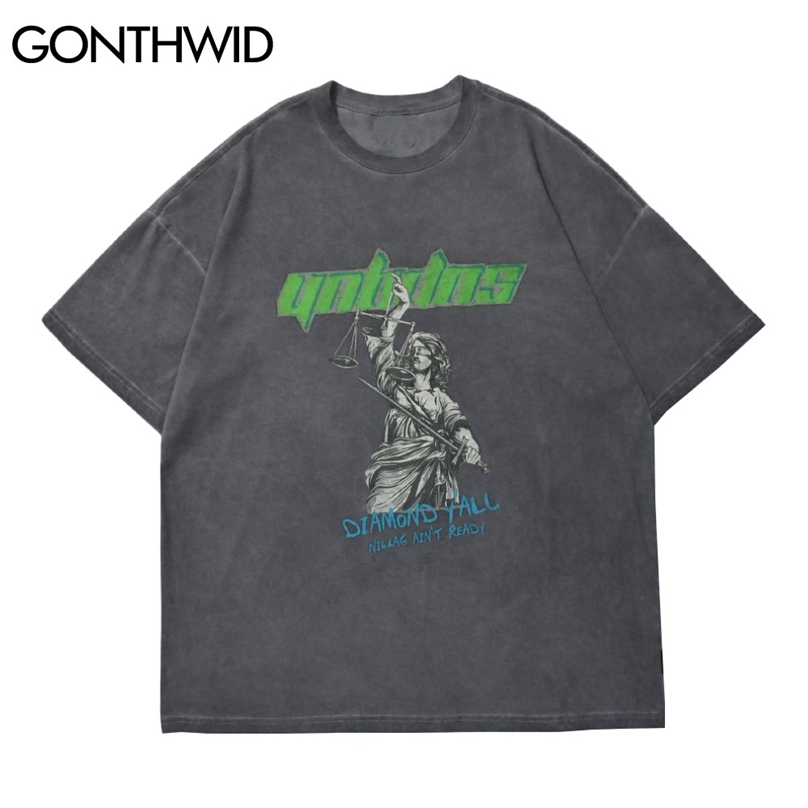 T-Shirts Streetwear Harajuku Casual Men Statue Print Cotton Short Sleeve Tees Distressed Gothic Punk Rock Hip Hop Tops 210602, Gray
T-Shirts Streetwear Harajuku Casual Men Statue Print Cotton Short Sleeve Tees Distressed Gothic Punk Rock Hip Hop Tops 210602, Gray