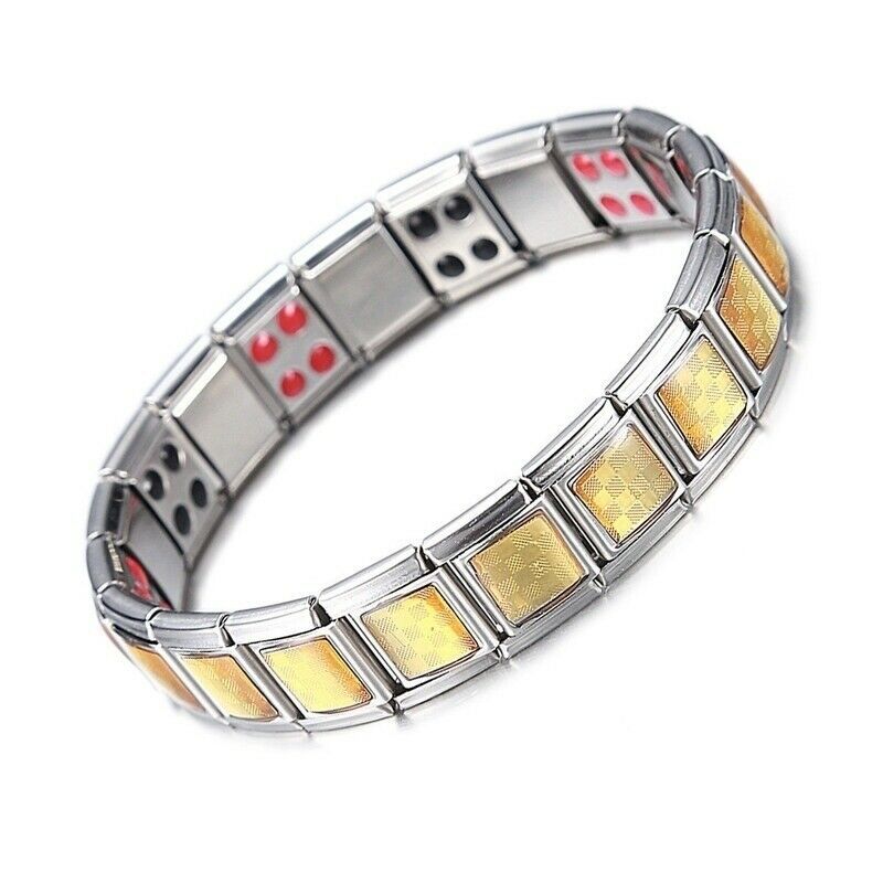 Double Strength Mens Magnetic Therapy Bracelet Arthritis Pain Relief Healthy Magnet Care for Man Jewelry Gifts, Black
Double Strength Mens Magnetic Therapy Bracelet Arthritis Pain Relief Healthy Magnet Care for Man Jewelry Gifts, Black
