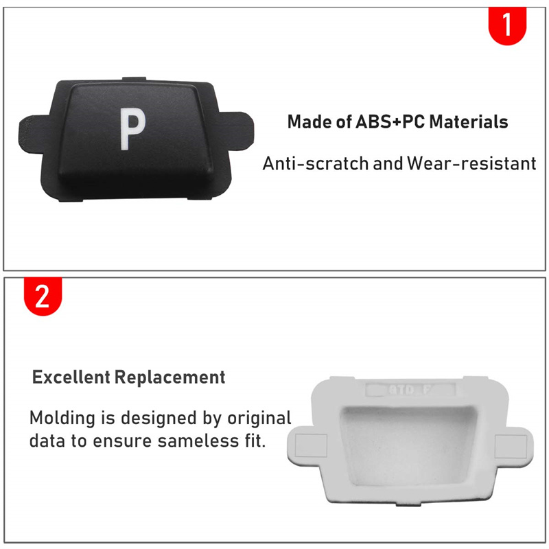 Car Gear Shift P Button Gears Shift Knob Lever Parking Buttons Cover Replacement For BMW 3' F30/F31/F34 5' F10/F11 7' F01/F02 X4 F26 X5