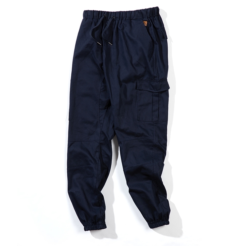 Hip Hop Joggers Cargo Pants Men Harem Casual Multi-Pockets Trousers s Sweatpants Streetwear S-5XL 210810