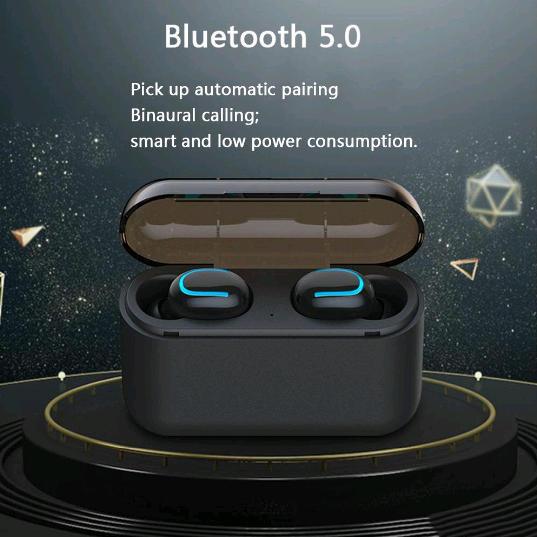 Wireless Bluetooth 5.0 Earphones Q32 Tws Handsfree Headphones Sports Earbuds Gaming Headset Compatible with Universal Phones nice, Box
Wireless Bluetooth 5.0 Earphones Q32 Tws Handsfree Headphones Sports Earbuds Gaming Headset Compatible with Universal Phones nice, Box