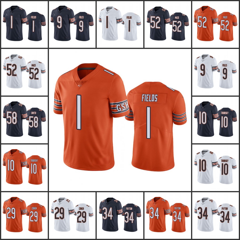 ChicagoBearsMen #1 Justin Fields 10 Mitchell Trubisky 52 Khalil Mack 29 Tarik Cohen 34 Walter Payton Women Youth Vapor Limited Jersey
ChicagoBearsMen #1 Justin Fields 10 Mitchell Trubisky 52 Khalil Mack 29 Tarik Cohen 34 Walter Payton Women Youth Vapor Limited Jersey