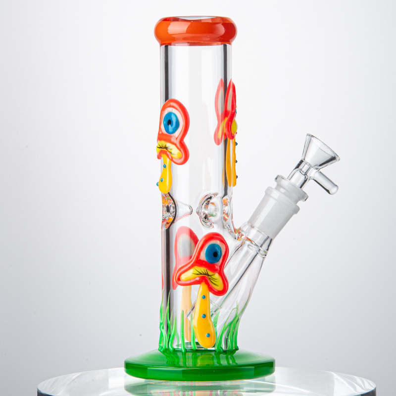 8 Inch Hookahs Glow in the Dark Glass Bong Straight Perc 18mm Female Joint Oil Dab Rigs 5mm Thick Water Pipes With Diffused Downstem & Bowl
8 Inch Hookahs Glow in the Dark Glass Bong Straight Perc 18mm Female Joint Oil Dab Rigs 5mm Thick Water Pipes With Diffused Downstem & Bowl
