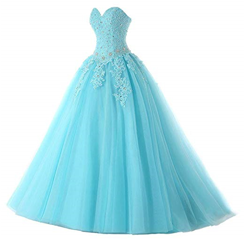 Quinceanera Dresses 2021 Sexy Sequins Crystal Princess Sweetheart Appliques Party Prom Formal Ball Gown Lace Up Tulle Vestidos De 15 Anos Q24