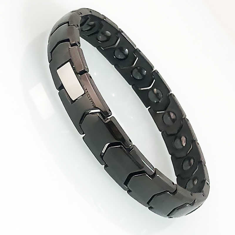 Healthy Therapy Pain Relief Magnetic Men's Wristband Shiny Black/White Ceramic Men's Bracelets Male Armband Jewelry Gift for Him 210609
Healthy Therapy Pain Relief Magnetic Men's Wristband Shiny Black/White Ceramic Men's Bracelets Male Armband Jewelry Gift for Him 210609