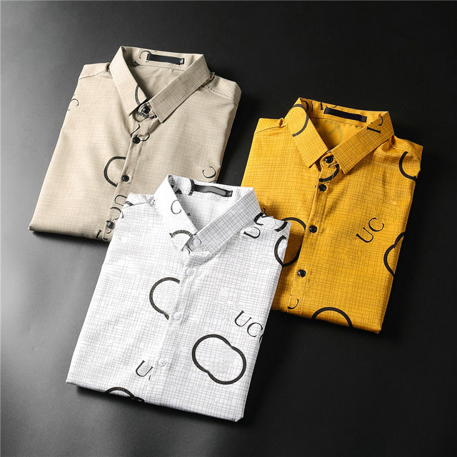 2021 luxury designer men's Women's suit fashion casual shirt brand spring and autumn slim the most fashionable clothing -3XL#04, White;black
2021 luxury designer men's Women's suit fashion casual shirt brand spring and autumn slim the most fashionable clothing -3XL#04, White;black