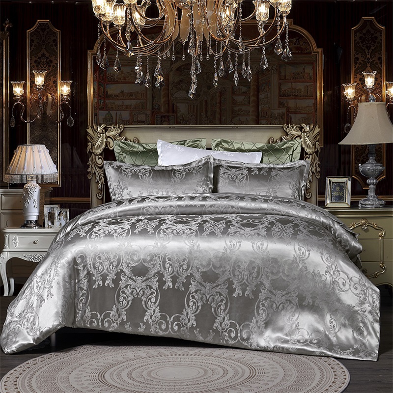 Designer Bed Comforters Sets Luxury 3PCS Home Bedding Set Jacquard Duvet Bed Sheet Twin Single Queen King Size Bed Sets Bedclothes 473 V2, White
Designer Bed Comforters Sets Luxury 3PCS Home Bedding Set Jacquard Duvet Bed Sheet Twin Single Queen King Size Bed Sets Bedclothes 473 V2, White