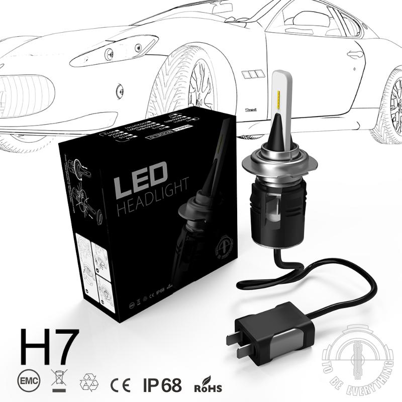 Car Headlights B6 H7 LED Headlight Slim Conversion Kit 42W 5200LM For CSP Y11 Chips All-in-one Pure White 6000K Lamp Bulb
Car Headlights B6 H7 LED Headlight Slim Conversion Kit 42W 5200LM For CSP Y11 Chips All-in-one Pure White 6000K Lamp Bulb