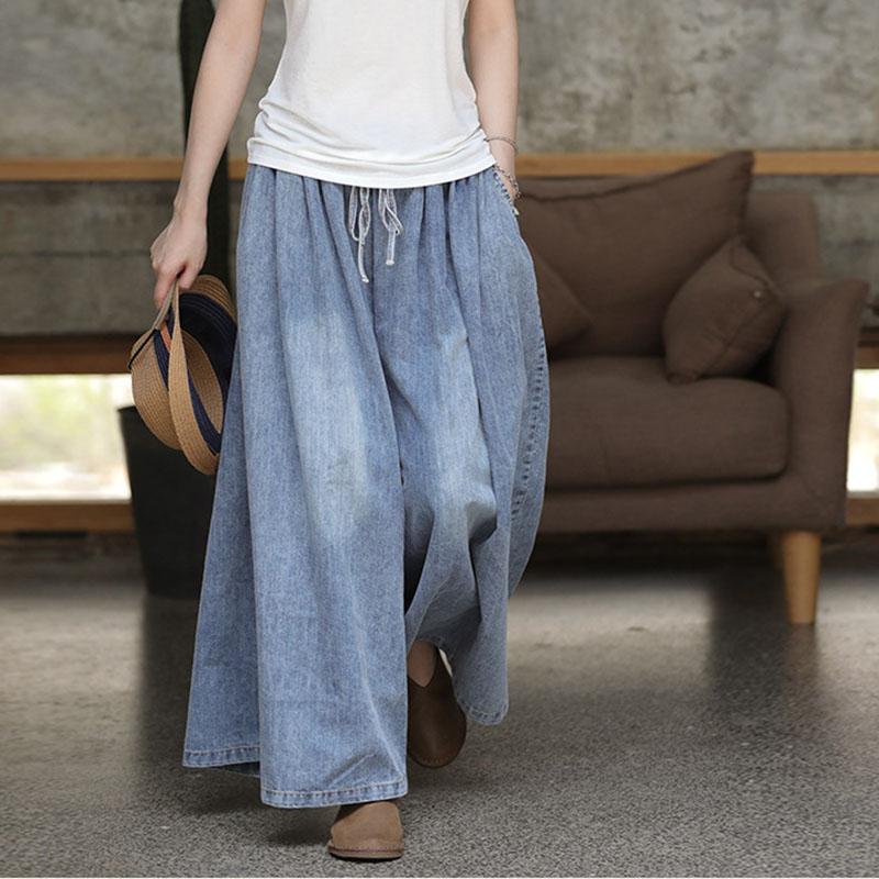 women's jeans nini wonderland spring summer cotton 2021 denim loose wide leg pants women high waist vintage retro female trousers, Blue
women's jeans nini wonderland spring summer cotton 2021 denim loose wide leg pants women high waist vintage retro female trousers, Blue