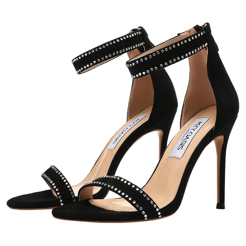 Dress Shoes 2021 Sexy Women 10cm High Heels Sandals Lady Bling Wedding Bridal Scarpins Glitter Black Stiletto Pumps
Dress Shoes 2021 Sexy Women 10cm High Heels Sandals Lady Bling Wedding Bridal Scarpins Glitter Black Stiletto Pumps