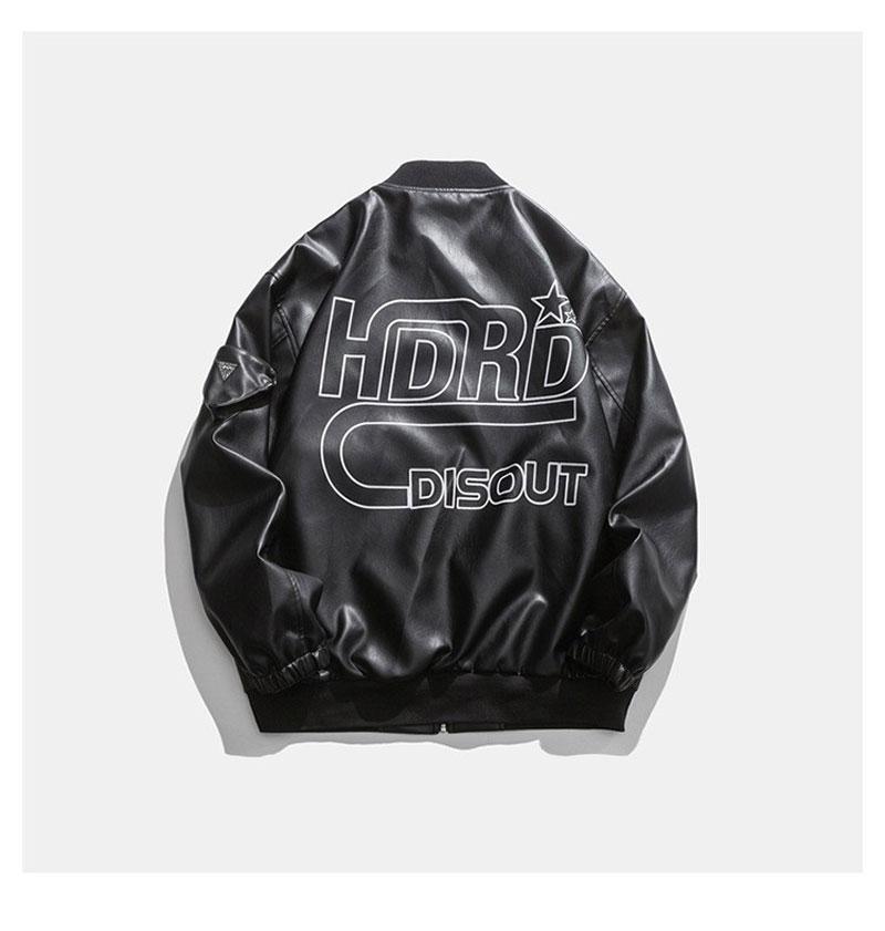 Men's Jackets Autumn And Winter Fashion Trend Handsome Letter Pattern High Street Hip-hop Casual All-match Leather Jacket, Black;brown
Men's Jackets Autumn And Winter Fashion Trend Handsome Letter Pattern High Street Hip-hop Casual All-match Leather Jacket, Black;brown