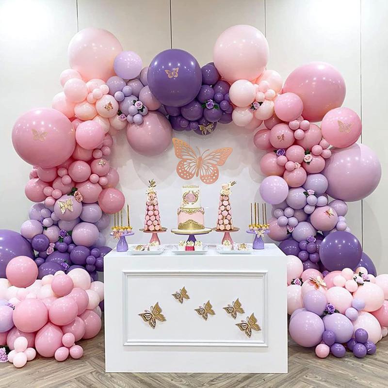 Party Decoration 168pcs Pink Purple Balloons Garland Arch Kit Balloon Foil Globos For Baby Shower Mariage Wedding Birthday Decorations
Party Decoration 168pcs Pink Purple Balloons Garland Arch Kit Balloon Foil Globos For Baby Shower Mariage Wedding Birthday Decorations