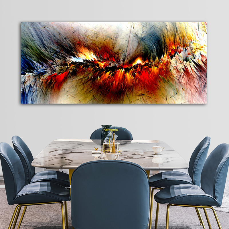Abstract Clouds Painting Modern Home Decor Wall Art Pictures For Living Room Canvas Prints Colorful Posters And Prints Frameless
