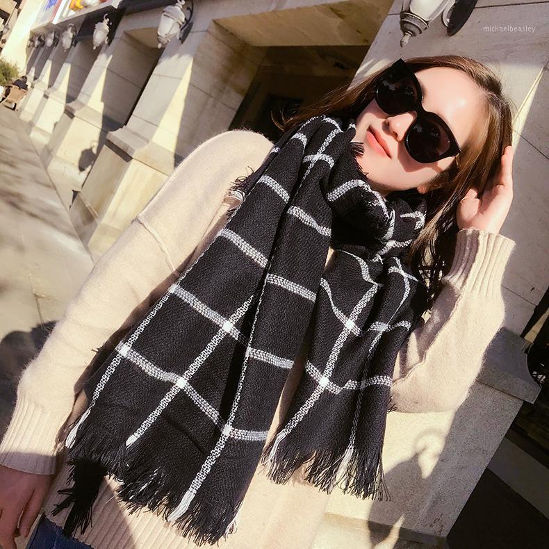 Scarves Red Black Cashmere 80*200cm Scarf Plaid Warm Women Wide Lattices Shawls Lady Blanket Wraps Tippet
Scarves Red Black Cashmere 80*200cm Scarf Plaid Warm Women Wide Lattices Shawls Lady Blanket Wraps Tippet