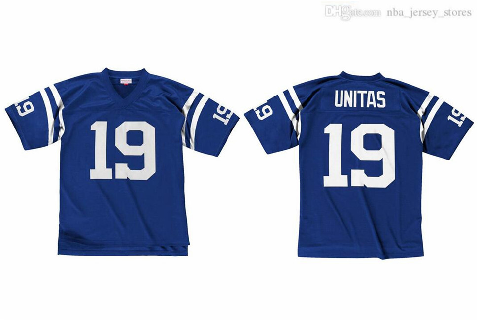 Stitched football Jersey 19 Johnny Unitas 1967 Mitchell & Ness retro Rugby jerseys, Black;red
Stitched football Jersey 19 Johnny Unitas 1967 Mitchell & Ness retro Rugby jerseys, Black;red