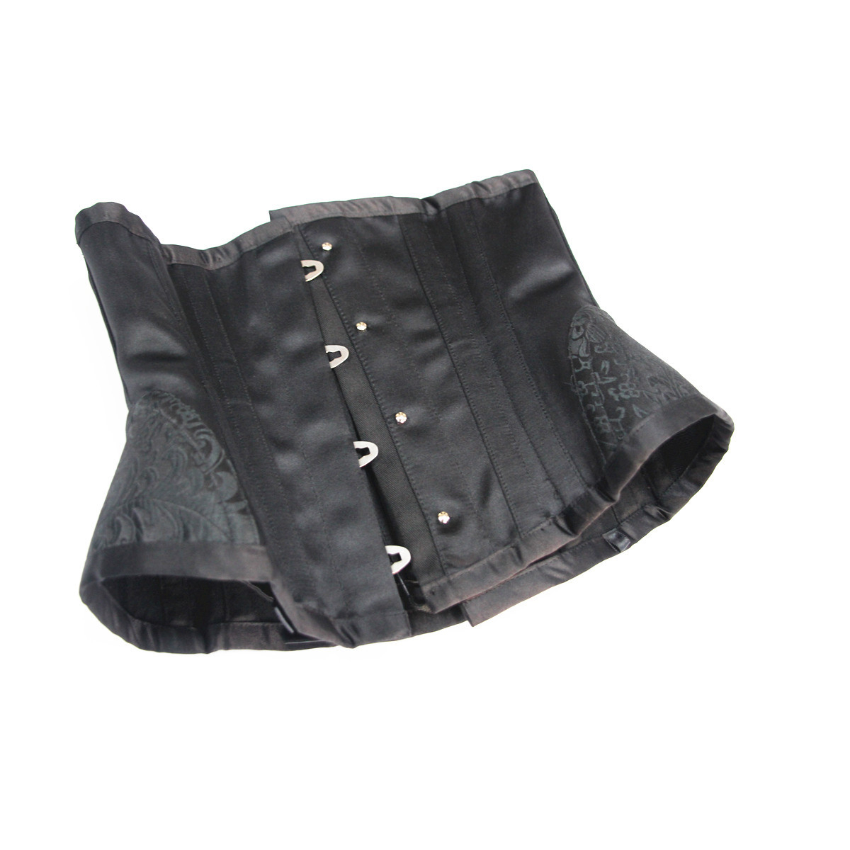 New hourglass corset Steel boned corset sexy Lace up underbust Bustier Waistband Body Shapers Slimming Waist Trainer 8920