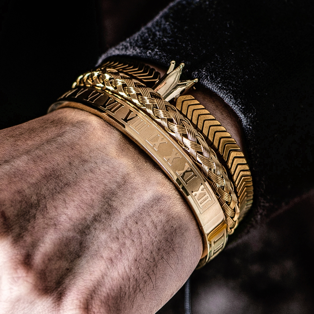 3pcs/Set Crown Handmade Men Hematite Bracelet Roman Numeral Hemp Rope Bule Open Stainless Steel Bangles Luxury JewelryBracelets
3pcs/Set Crown Handmade Men Hematite Bracelet Roman Numeral Hemp Rope Bule Open Stainless Steel Bangles Luxury JewelryBracelets