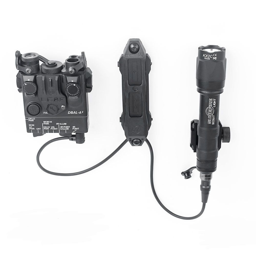 Tactical Gun Lights DBAL-A2 Red Green Blue IR Laser Sight Flashlight with Strobe Airsoft 340 Lumen M600C Scout Light Dual Tape Switch
Tactical Gun Lights DBAL-A2 Red Green Blue IR Laser Sight Flashlight with Strobe Airsoft 340 Lumen M600C Scout Light Dual Tape Switch