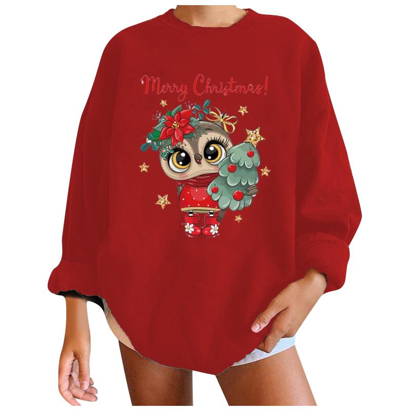 Women's Hoodies & Sweatshirts Sweatshirt Women Christmas O-neck Long Sleeve Pullover Casual Printed Fleece Sudaderas De Mujer Polerones, Purple
Women's Hoodies & Sweatshirts Sweatshirt Women Christmas O-neck Long Sleeve Pullover Casual Printed Fleece Sudaderas De Mujer Polerones, Purple