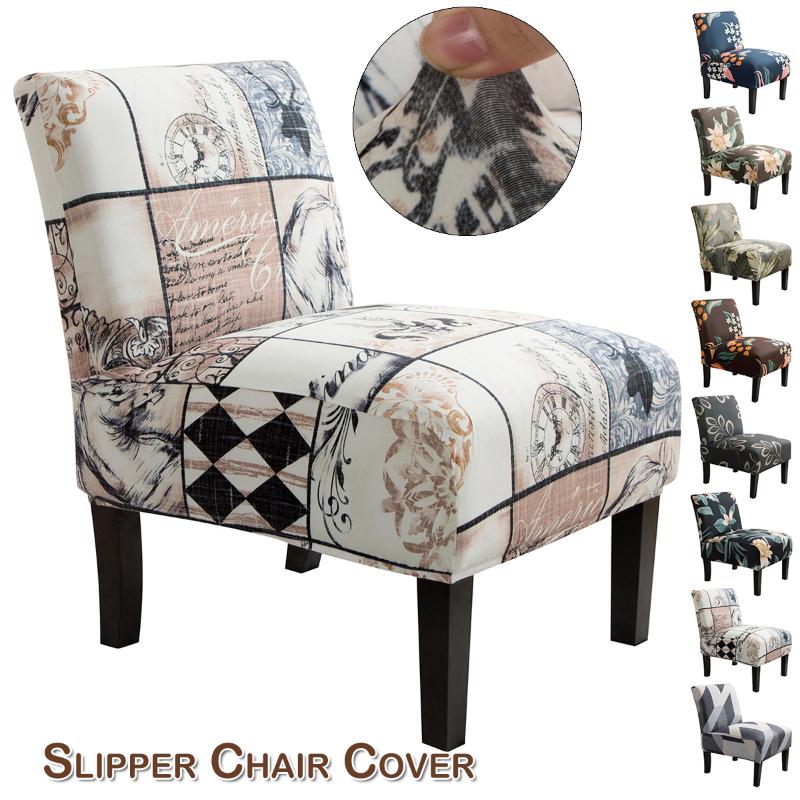 Chair Covers Floral Print Cover Spandex Elastic Slipcover Case Stretch Furniture Protector Big Seat Dining Room