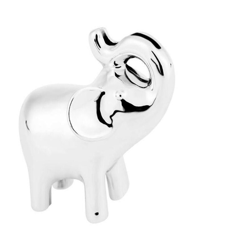 Wedding Favors Gift "Lucky in Love" Silver Lucky Elephant Place Name Photo Card Holder Party Decoration