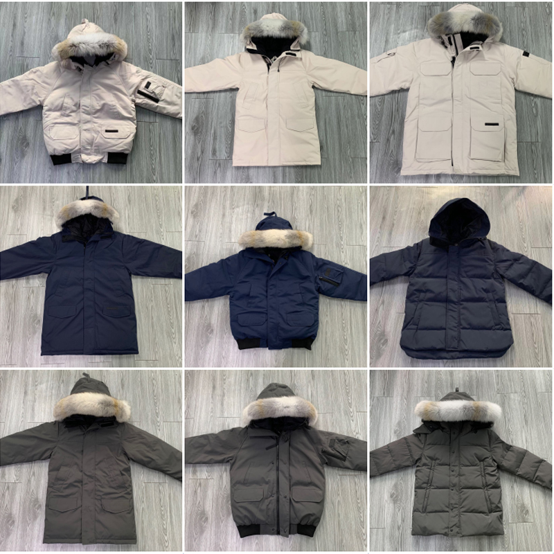 New Canada Men Winter Down Bomber Jackets Loose Thicken White Wolf Fur Fluffy Hooded Zippers Parkas Male Clssic Fashion Windshield Cold Warm Coat E0306 Size XS, Dustbag
New Canada Men Winter Down Bomber Jackets Loose Thicken White Wolf Fur Fluffy Hooded Zippers Parkas Male Clssic Fashion Windshield Cold Warm Coat E0306 Size XS, Dustbag