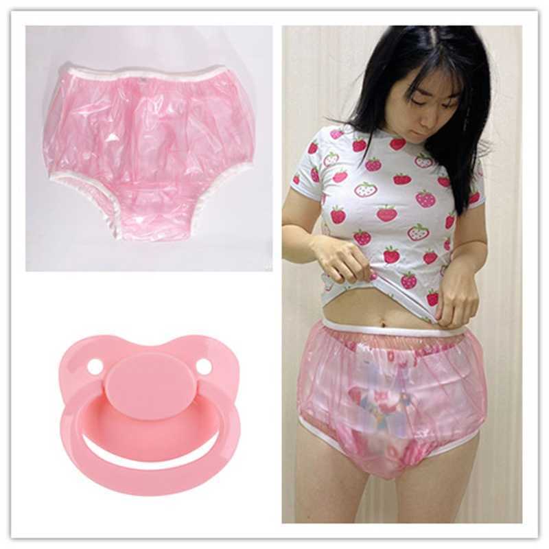 DDLG Adult Diapers pink PVC Diapers panties abdl reusable diaper adult baby pants diaper plastic pants and Adult Babies pacifie H0830, 1pcs- pink pant
DDLG Adult Diapers pink PVC Diapers panties abdl reusable diaper adult baby pants diaper plastic pants and Adult Babies pacifie H0830, 1pcs- pink pant