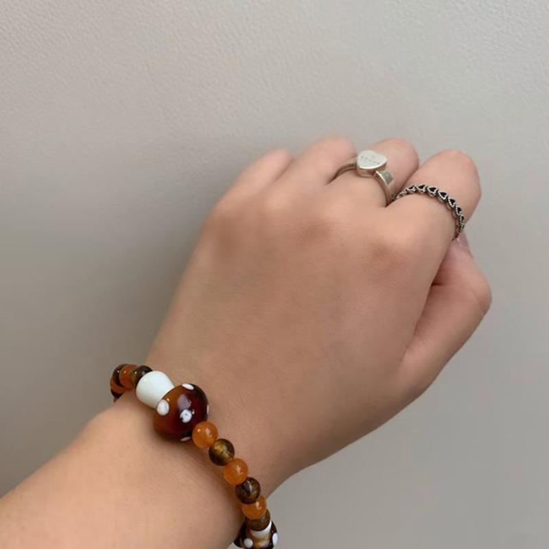 Beaded, Strands Arrival Real Natural Tiger's Eye Stone Bracelet 2021 Fashionable And Simple Glazed Mushroom Jewelry Women's Party Gift
Beaded, Strands Arrival Real Natural Tiger's Eye Stone Bracelet 2021 Fashionable And Simple Glazed Mushroom Jewelry Women's Party Gift