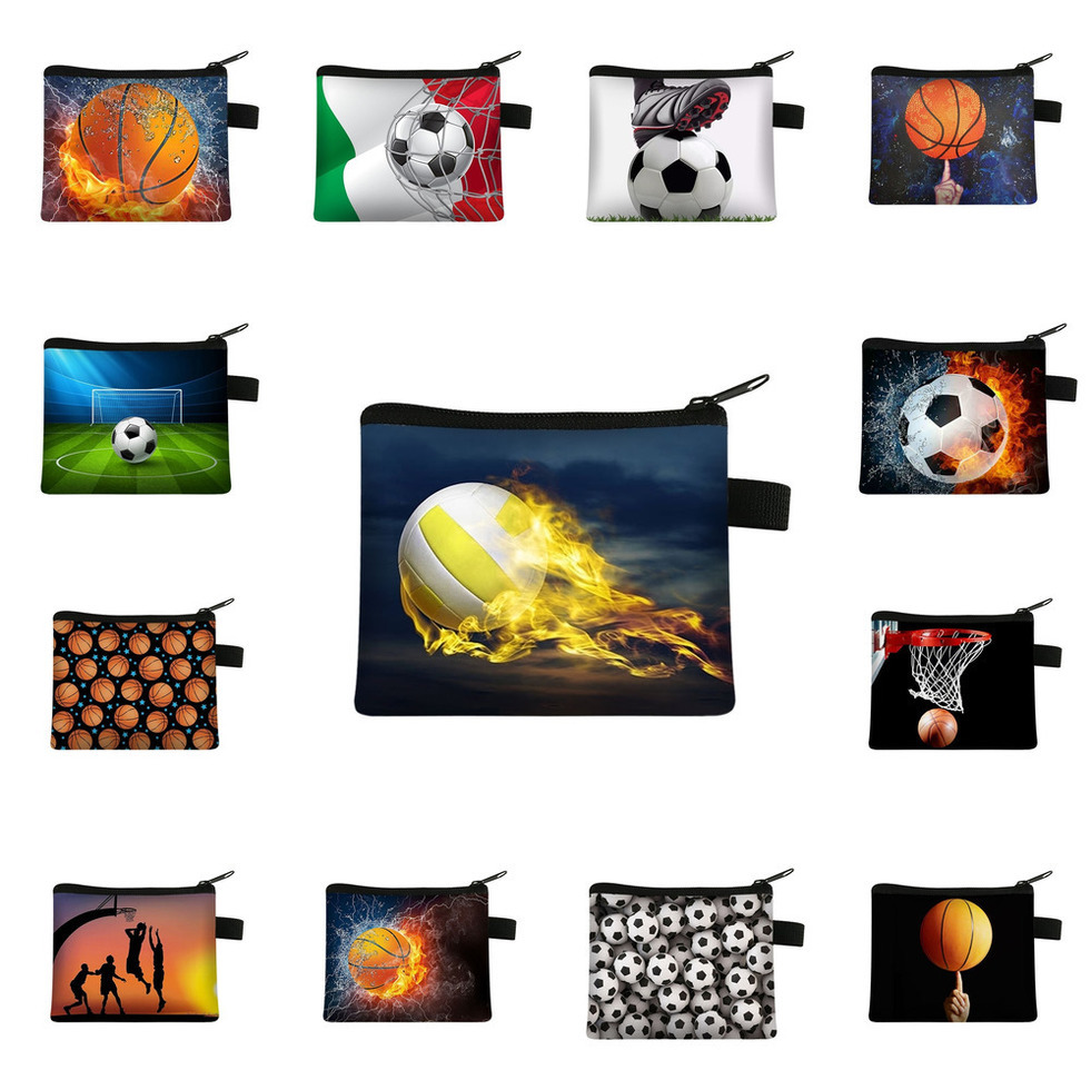 Children's Wallets Football Basketball Coin Purse Student Portable Key Card Holder Bag Sports Pocket Bag Polyester Party Handbag G5452ZP, White
Children's Wallets Football Basketball Coin Purse Student Portable Key Card Holder Bag Sports Pocket Bag Polyester Party Handbag G5452ZP, White