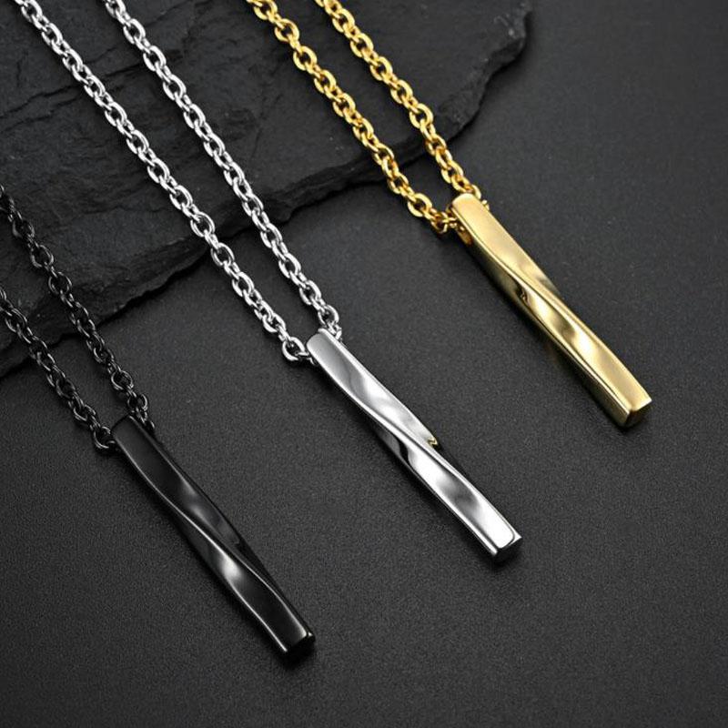 Pendant Necklaces 2021 Fashion Men Rectangle Necklace Trendy Simple Chain Spiral Hip Hop Jewelry Gift For Lovers, Silver
Pendant Necklaces 2021 Fashion Men Rectangle Necklace Trendy Simple Chain Spiral Hip Hop Jewelry Gift For Lovers, Silver