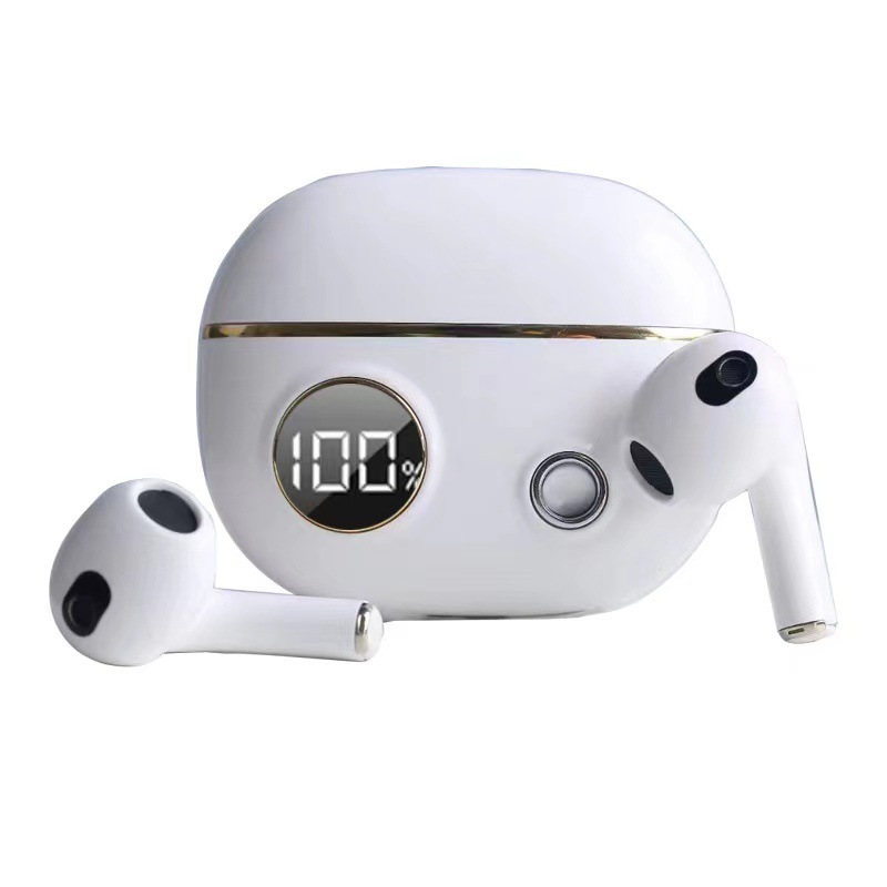 Apro8 Wireless Headphones Cell Phone Earphones Mini TWS BT 5.0 Earbuds Stereo Sound Music Sports Headset with Digital Display